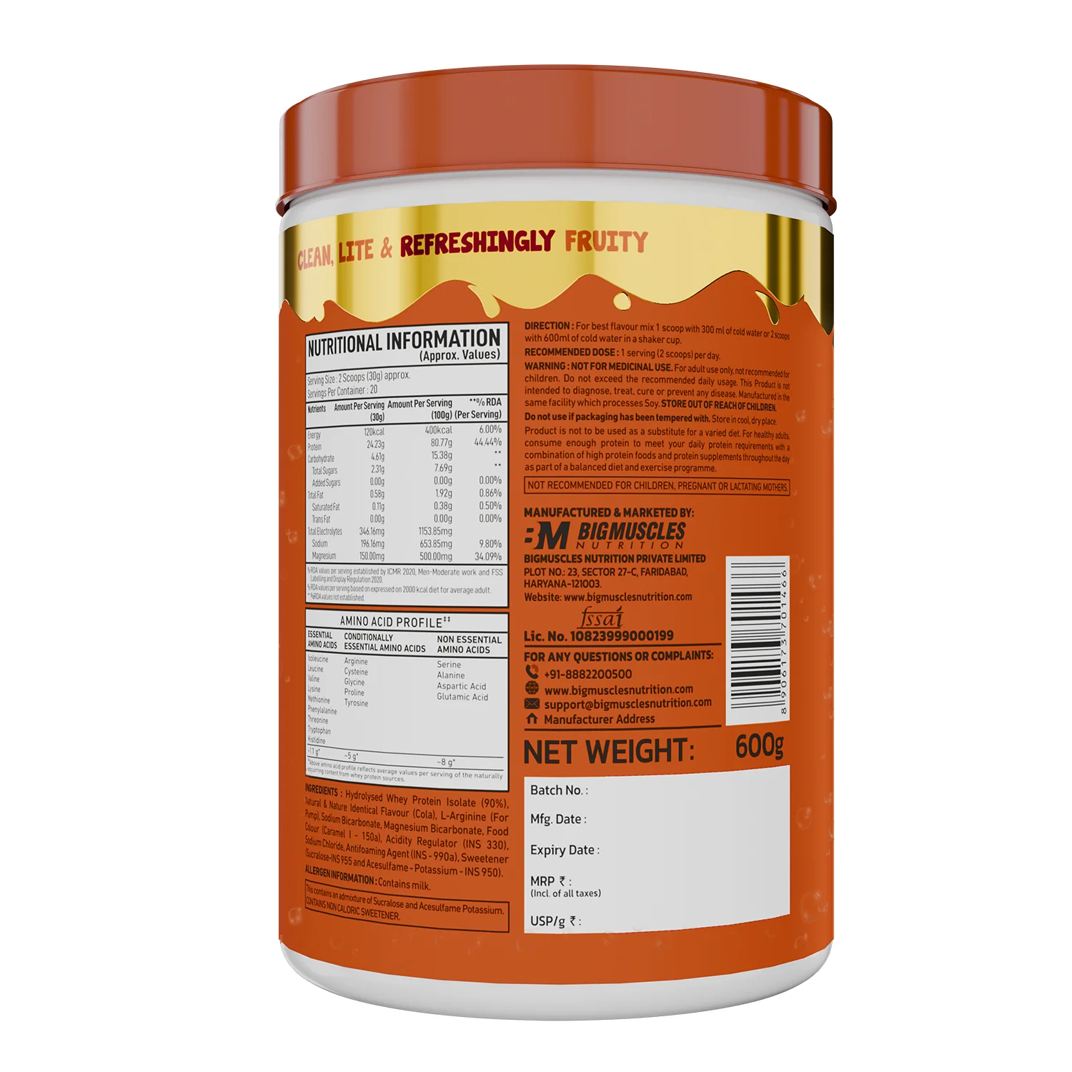 FIZZY WHEY COLA + SHAKER - Image 13