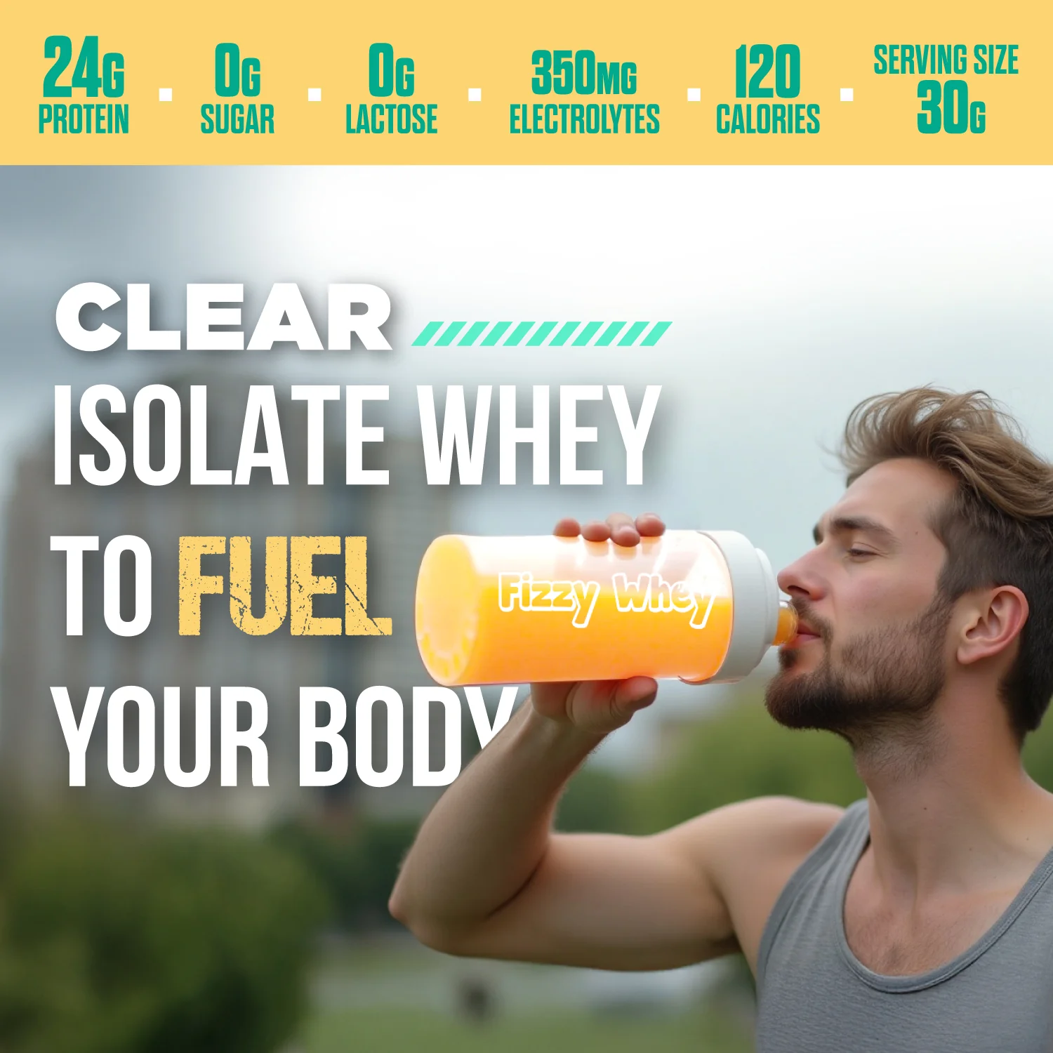 FIZZY WHEY MANGO + SHAKER - Image 6