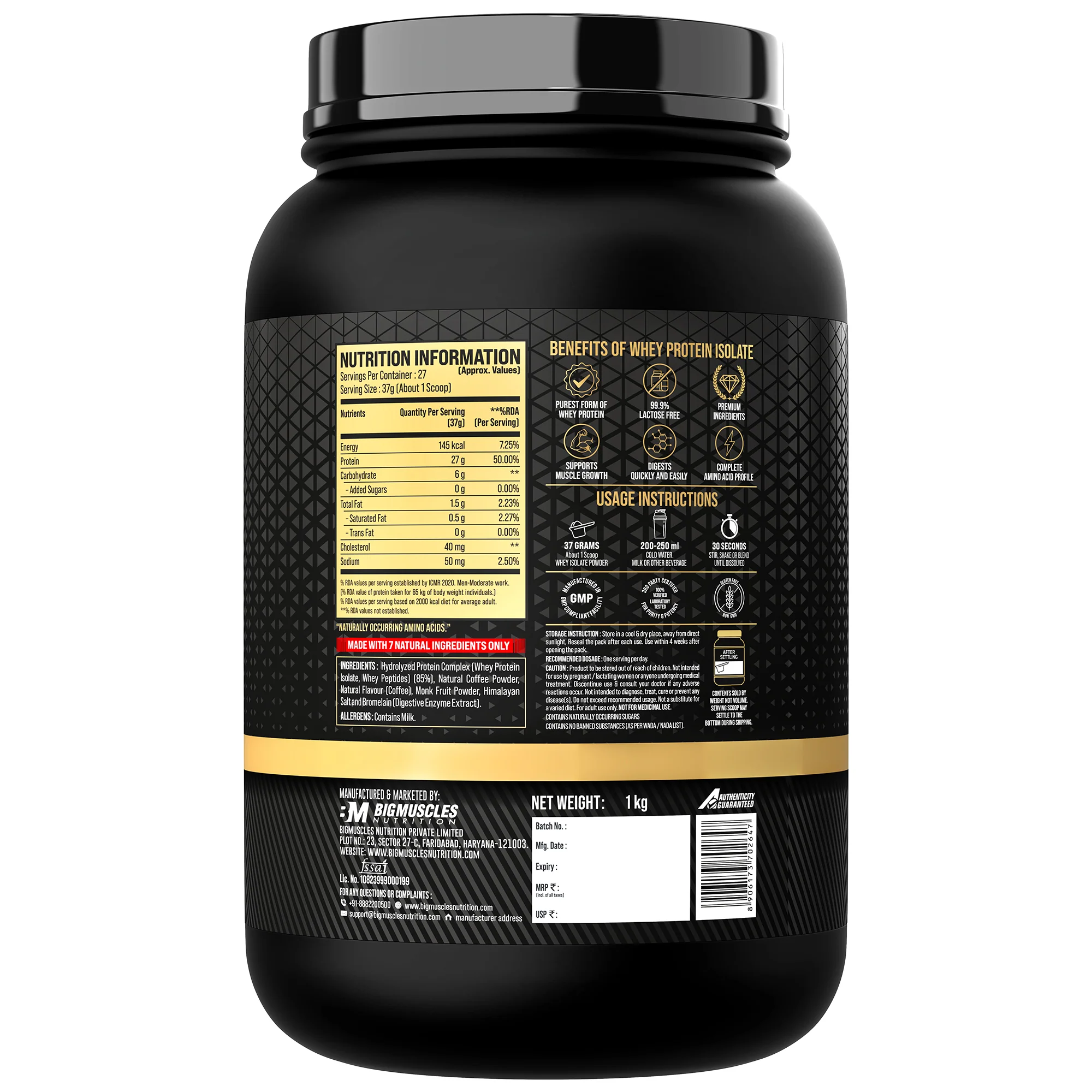 Gold Whey Isolate + Free Tee - Image 18